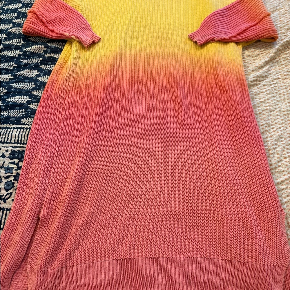 Free People Mai Tai Long Ombre Cardigan - Picture 3 of 12